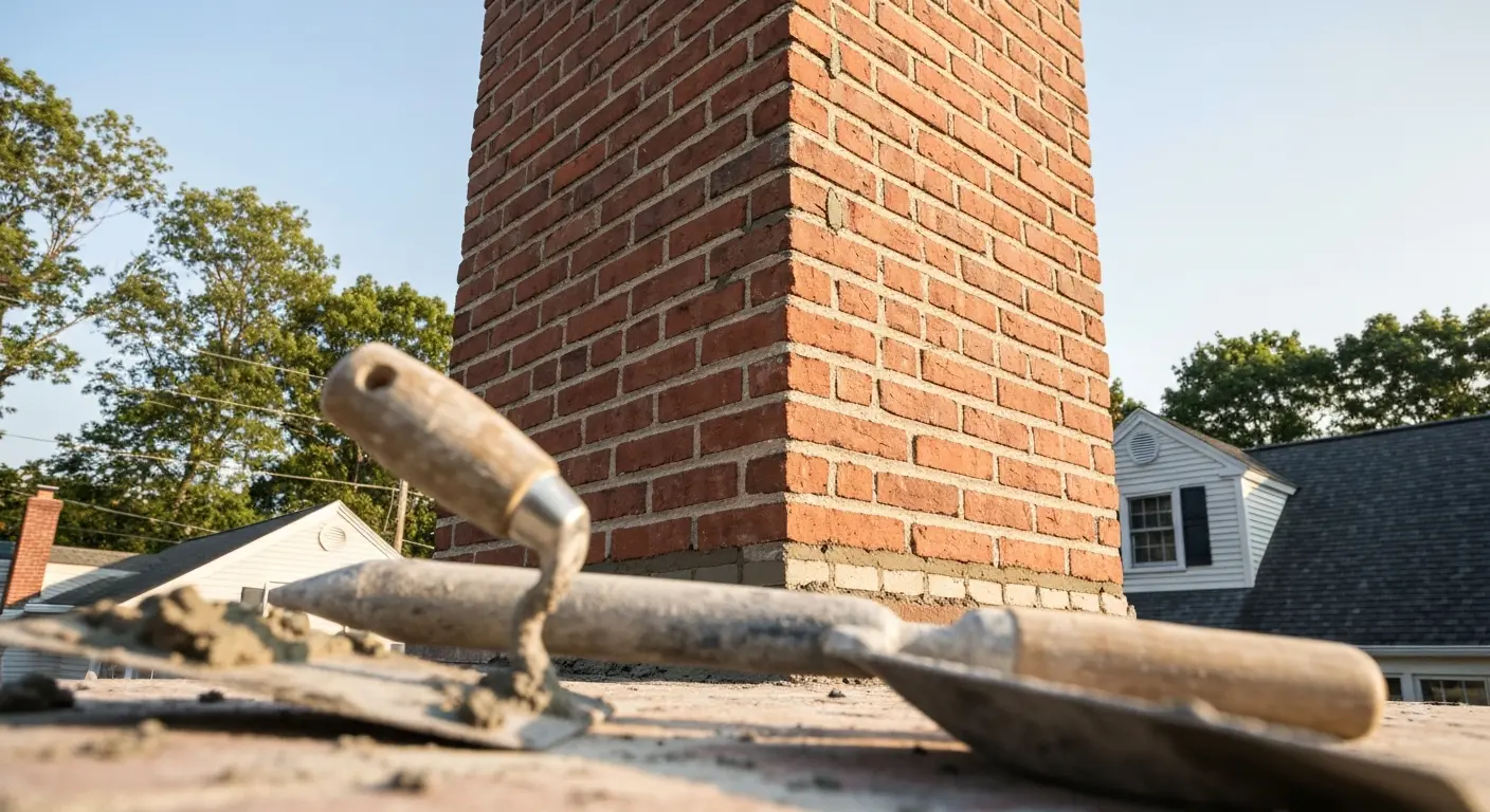 Chimney repair and reinforcement in Meriden