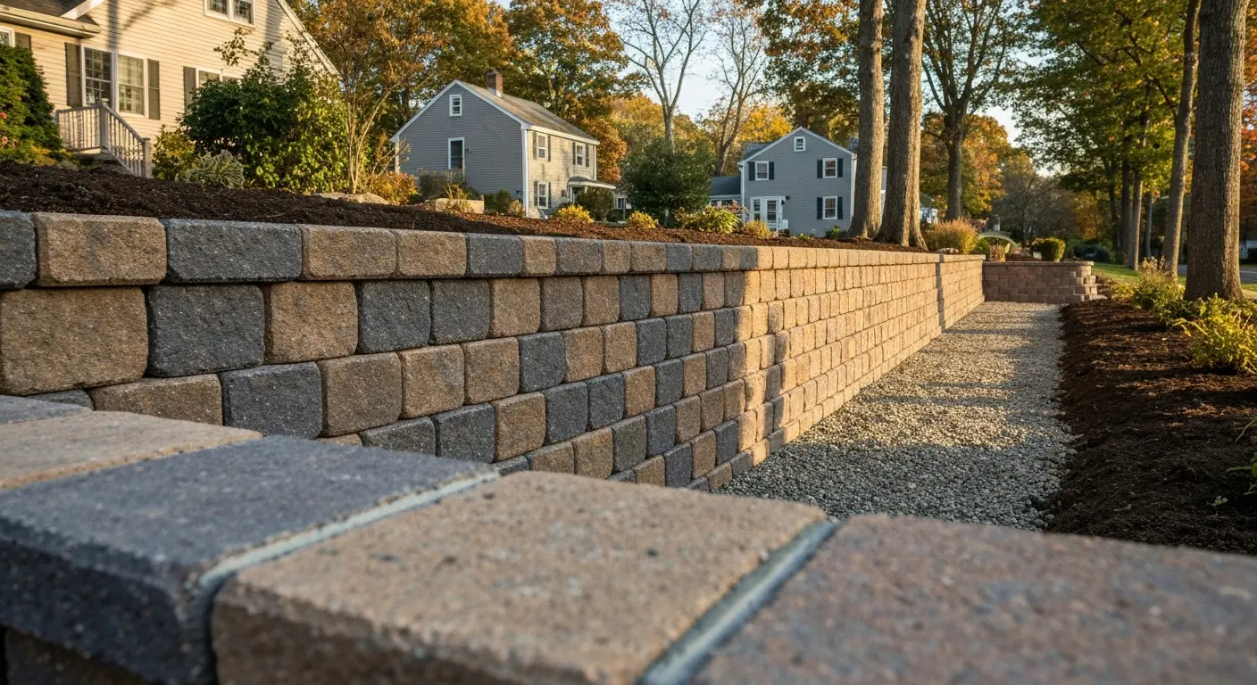 Segmental retaining wall