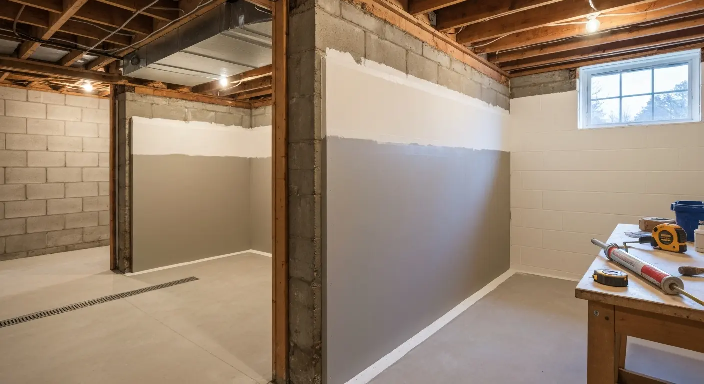 Interior waterproofing