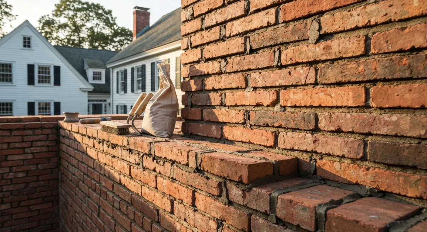 Brick masonry work