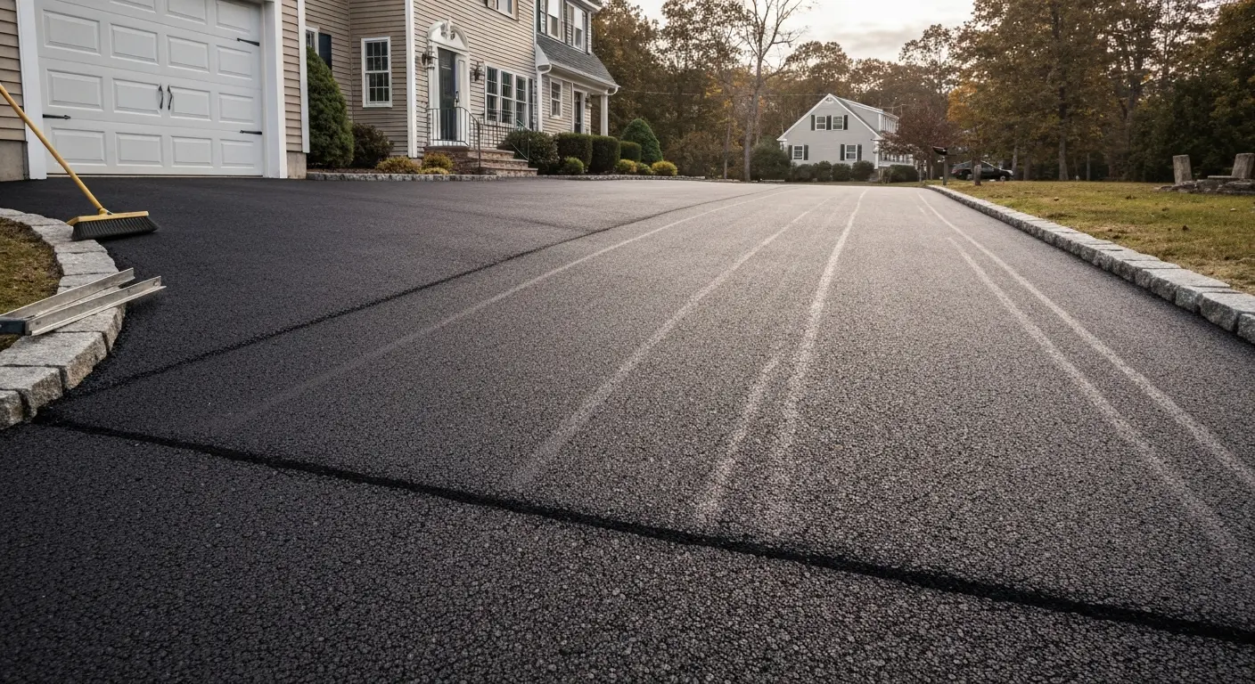 Driveway installation project in Meriden CT