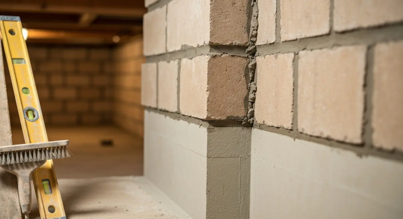 Foundation masonry repair
