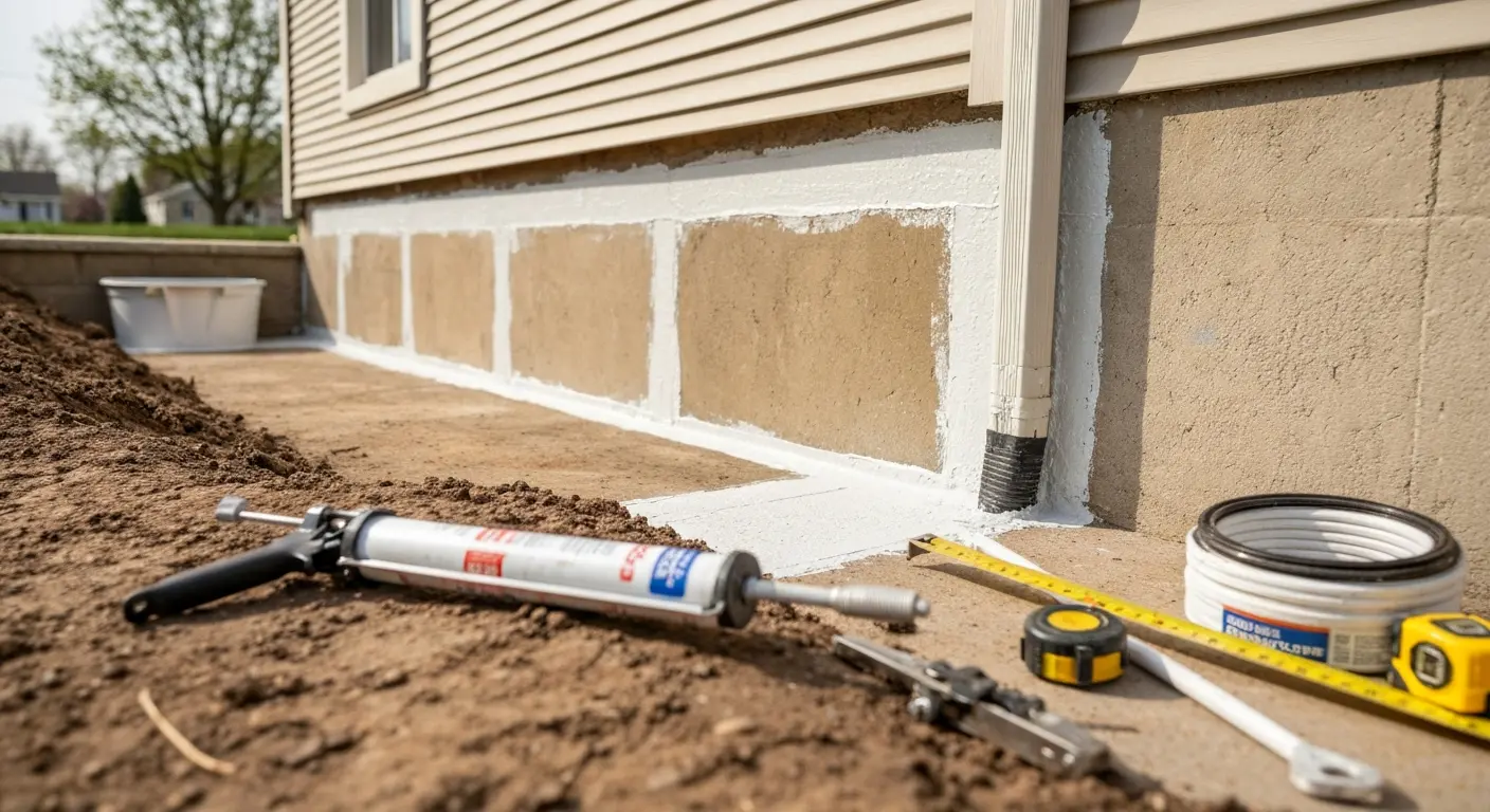 Foundation repair work