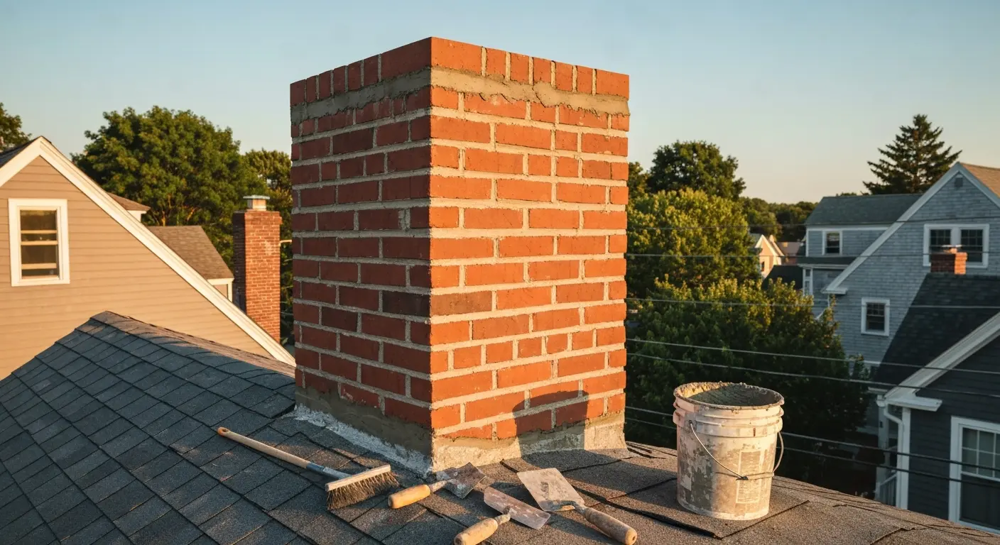 Chimney repair work