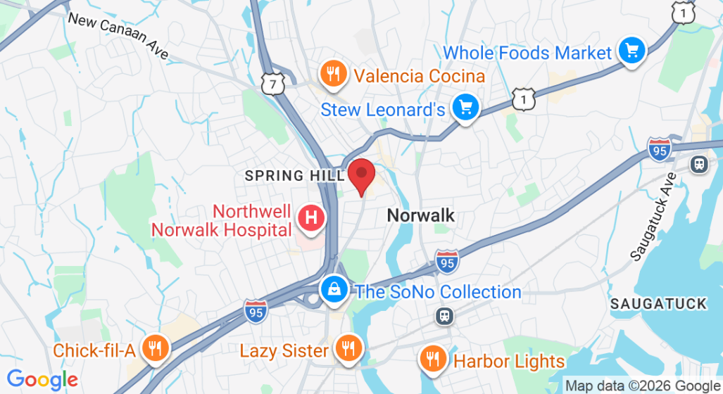 Map showing 698 West Ave Norwalk, CT 06850