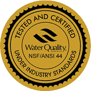 NSF/ANSI 44 Tested and Certified