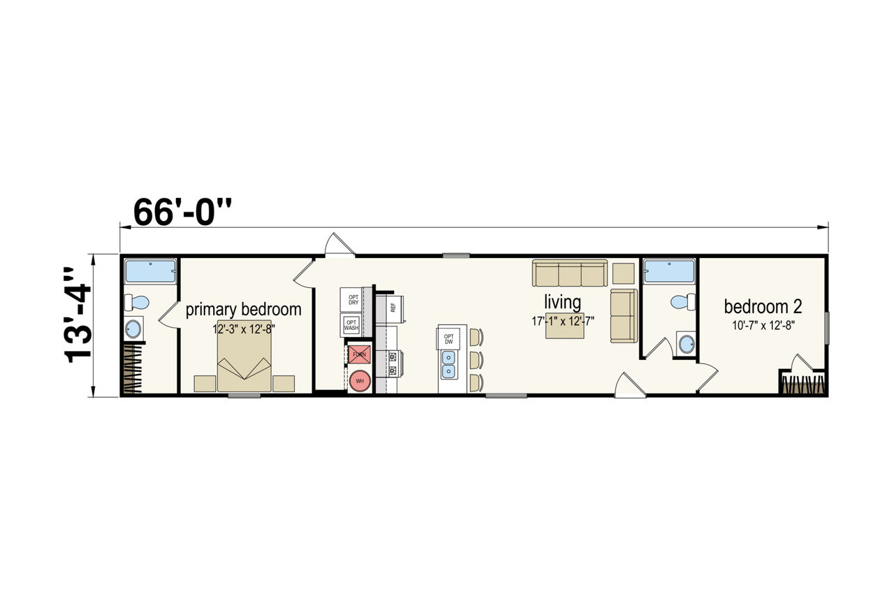 The Driftwood floor plan layout