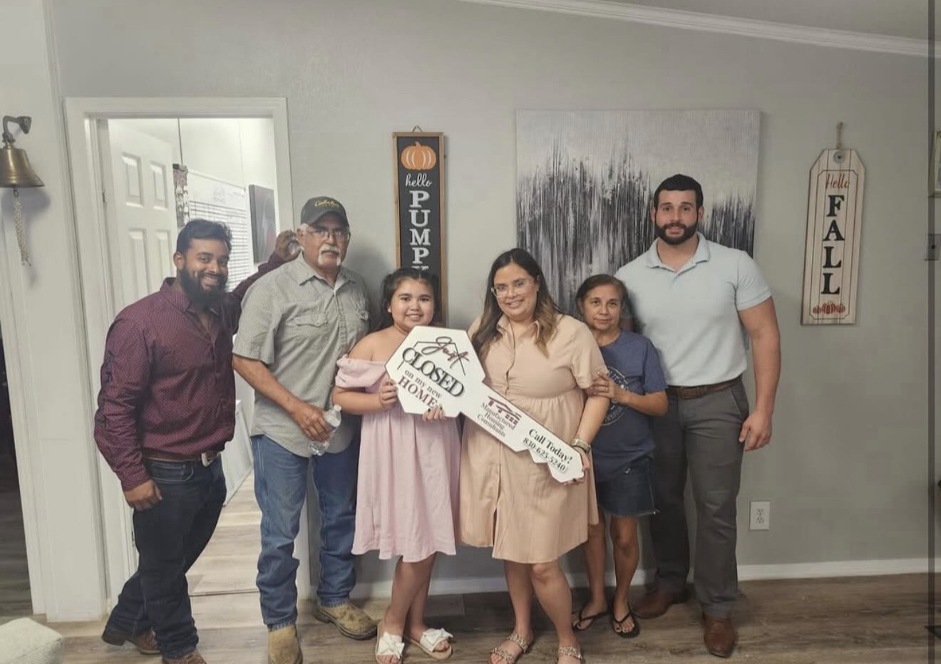 Customer closing photo