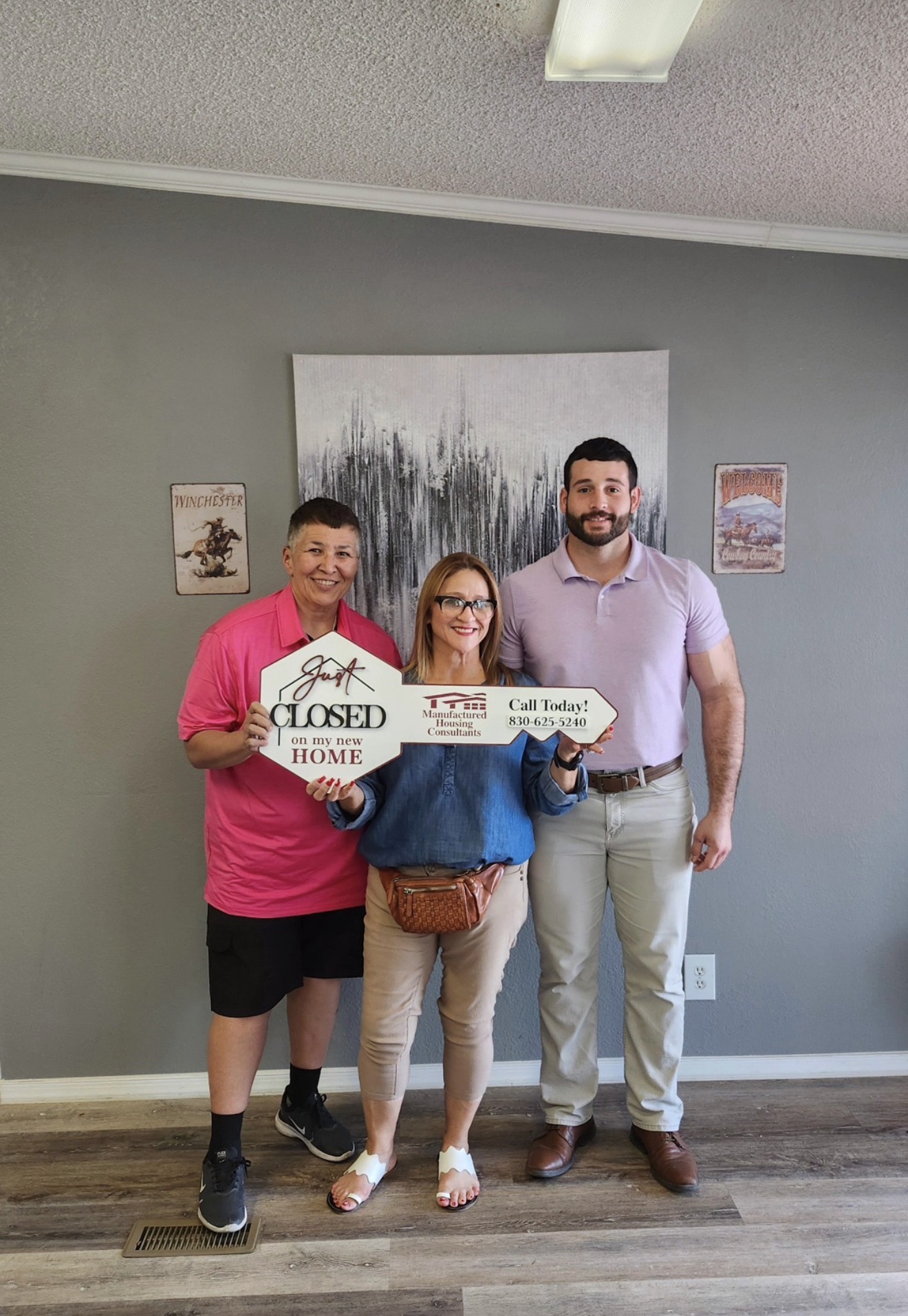Customer closing photo
