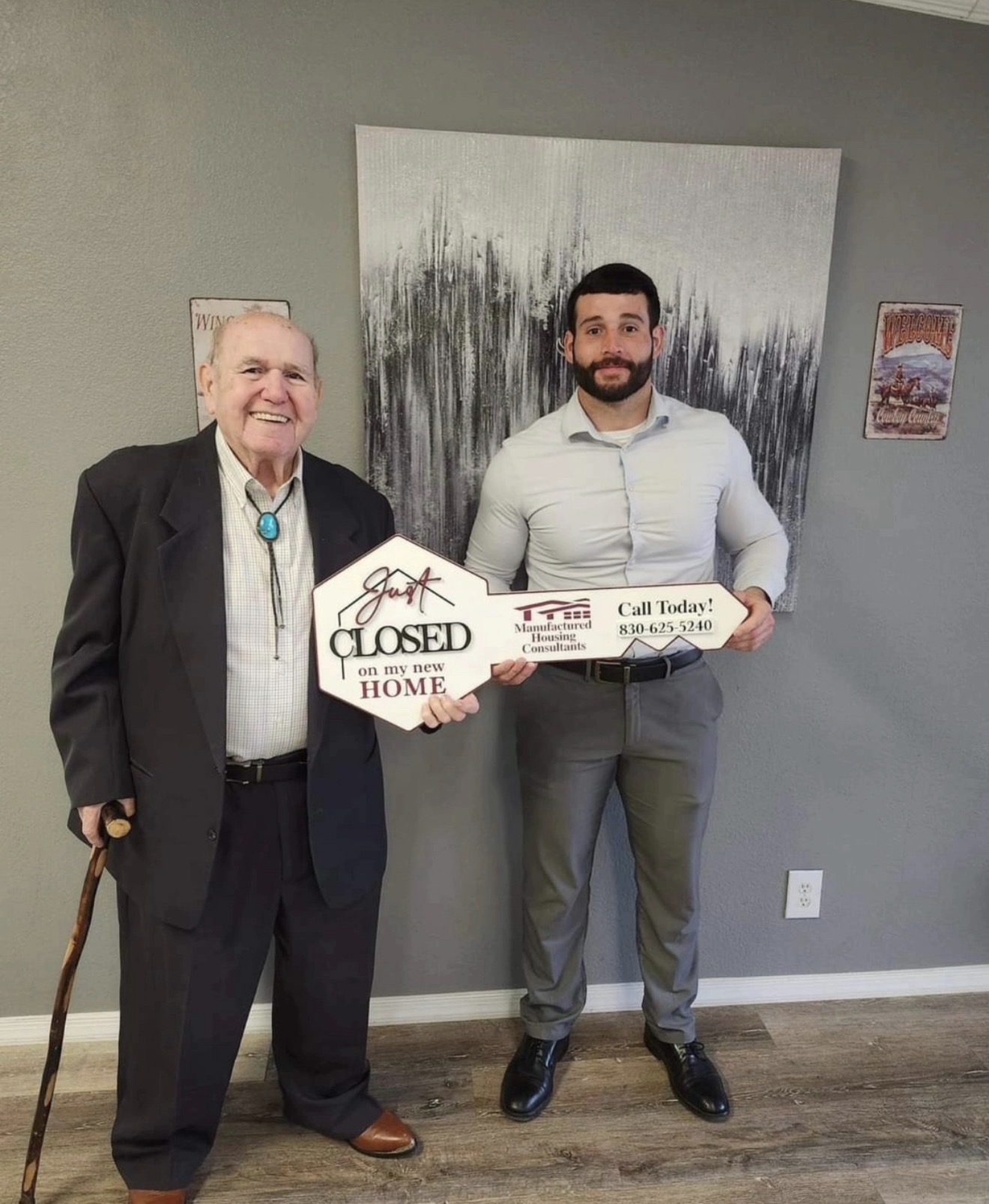 Customer closing photo