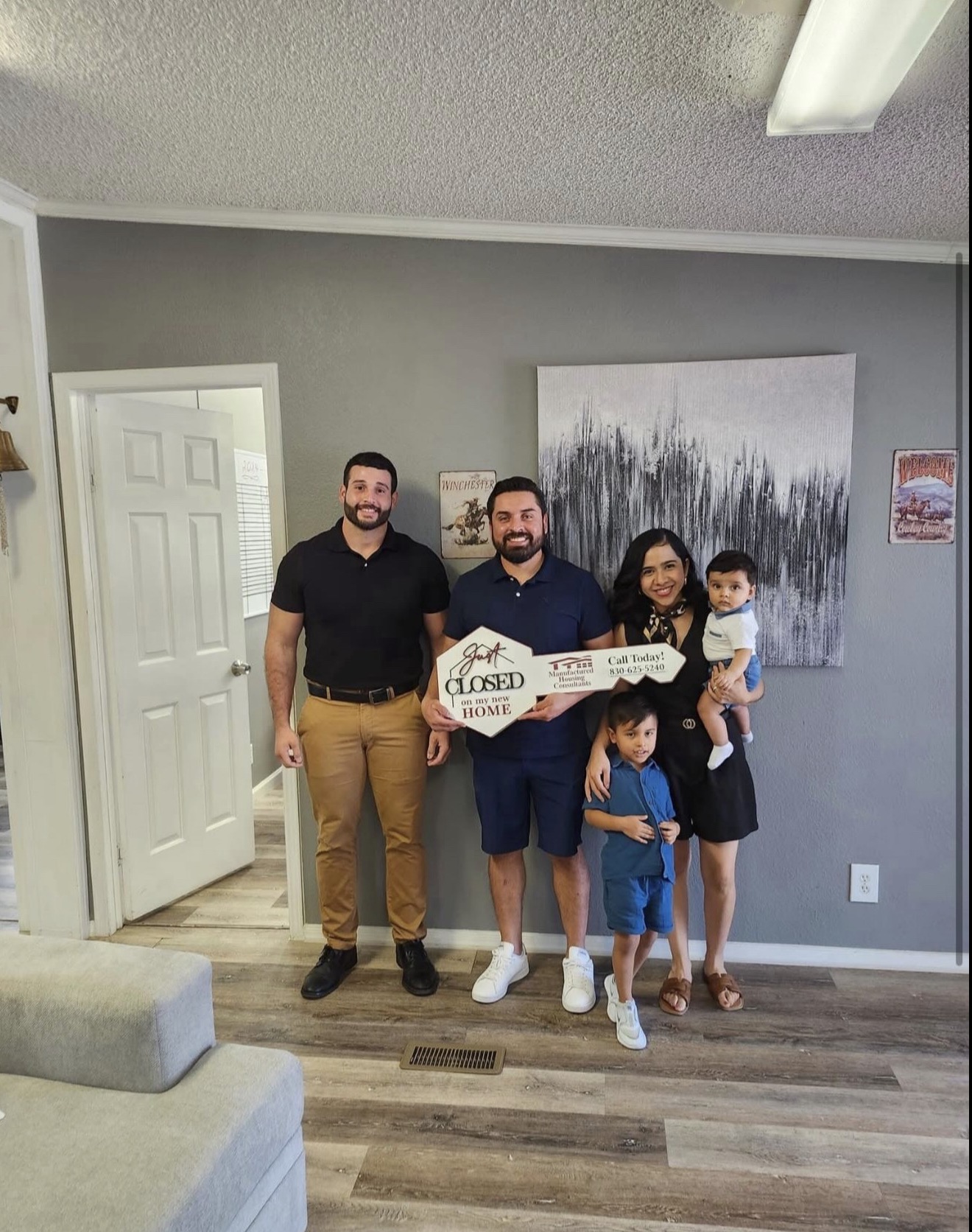 Customer closing photo