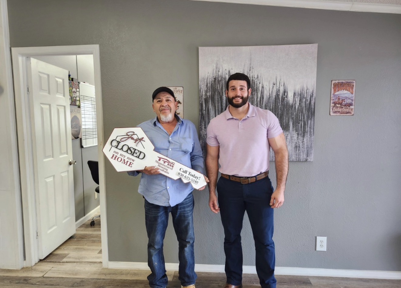 Customer closing photo