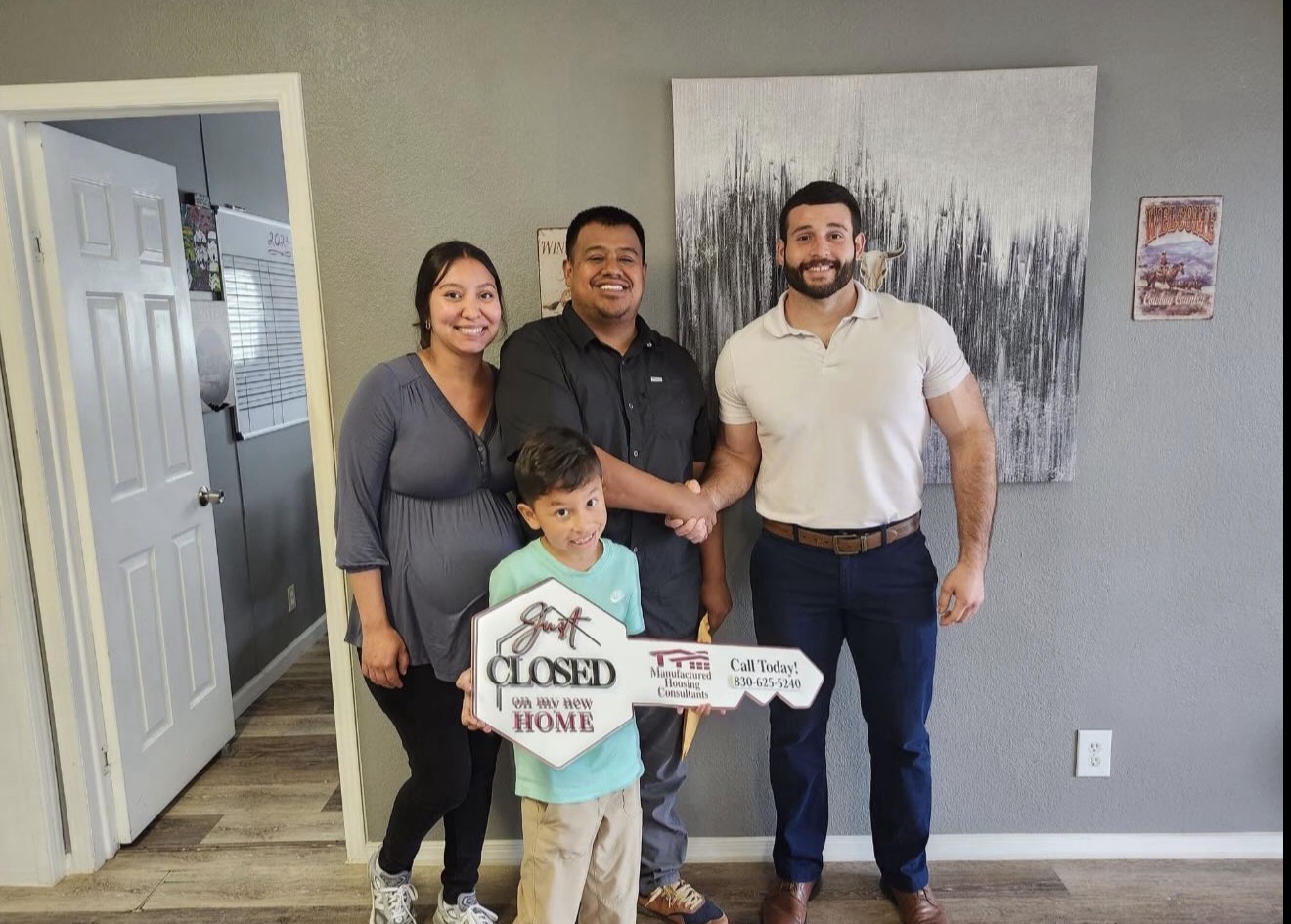 Customer closing photo
