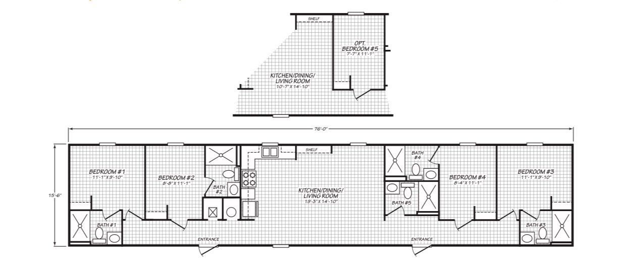 The Lexington — 5 bed 5 bath manufactured home in Texas