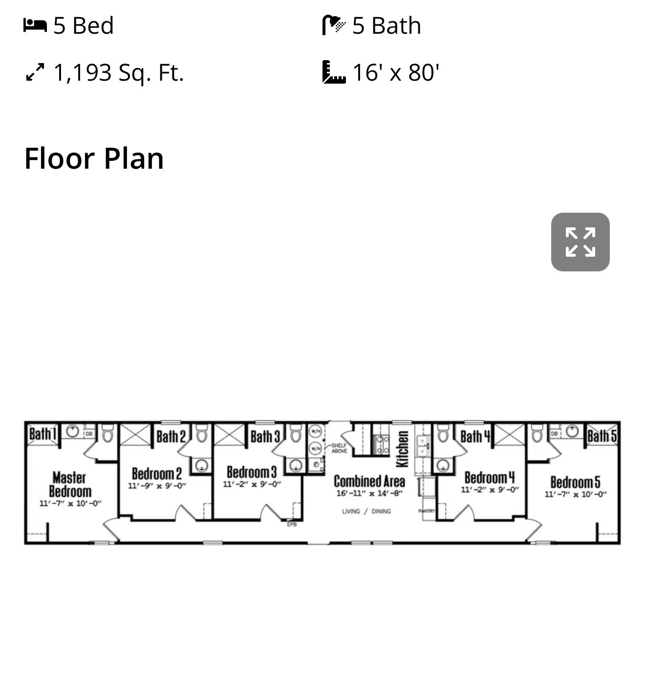 The Brookstone — 5 bed 5 bath manufactured home in Texas