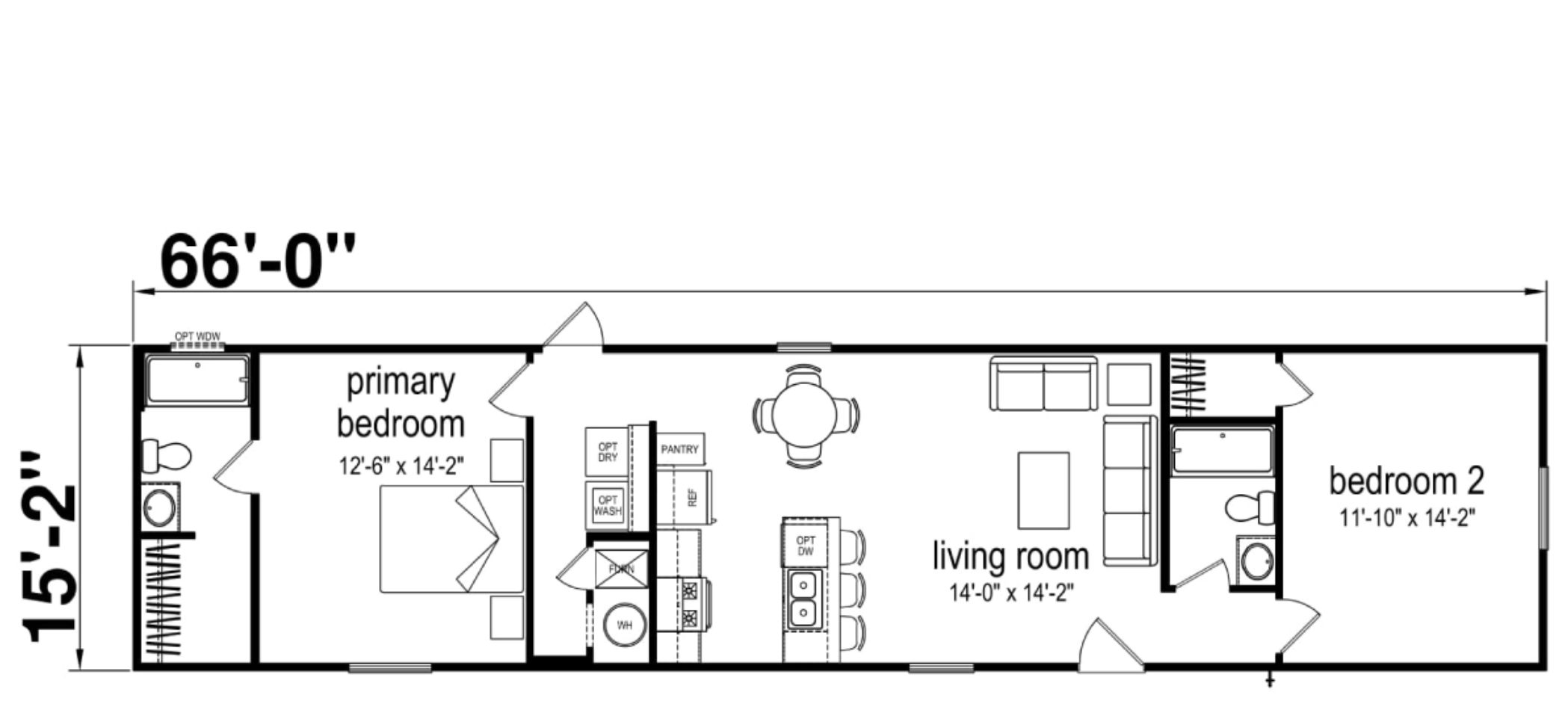 The Edmonson floor plan layout