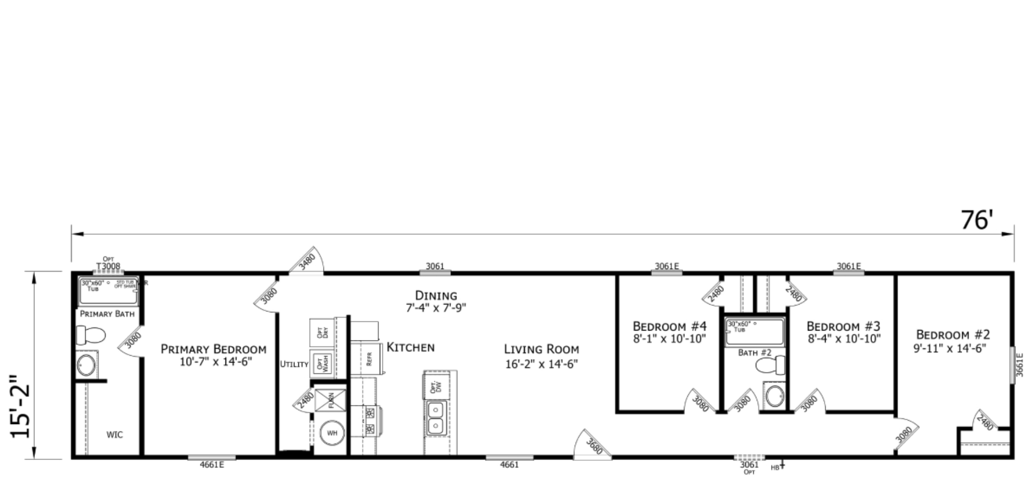 The Waterfront floor plan layout