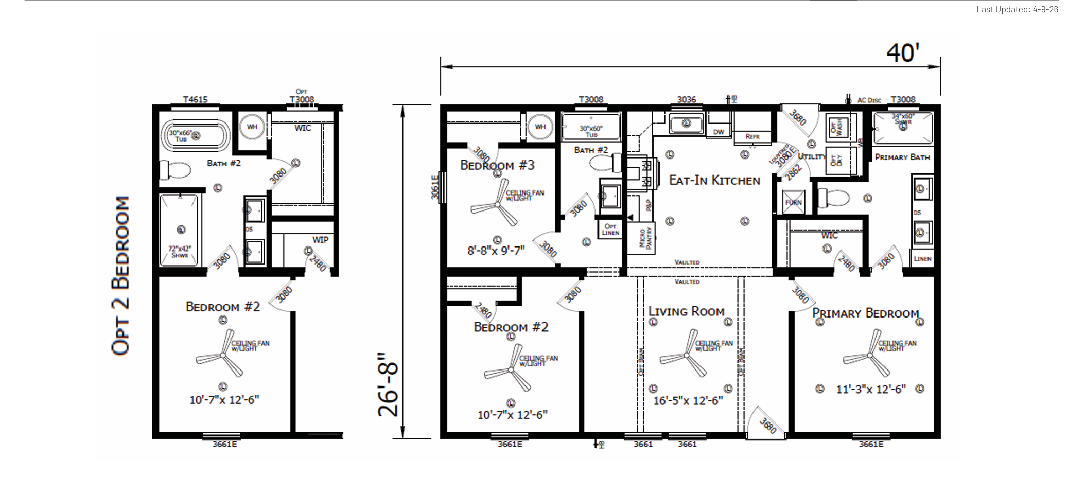The Glade — 3 bed 2 bath manufactured home in Texas