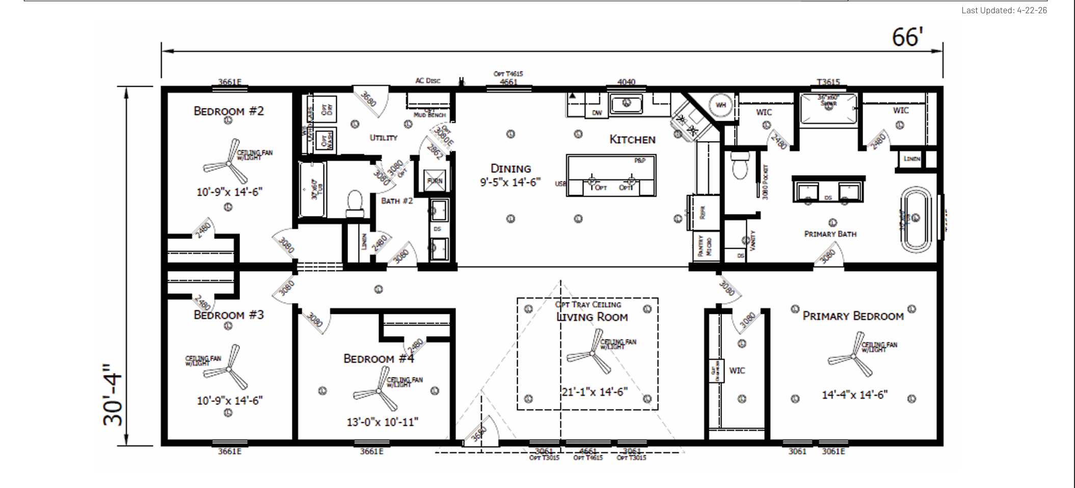 The Nexa — 4 bed 2 bath manufactured home in Texas