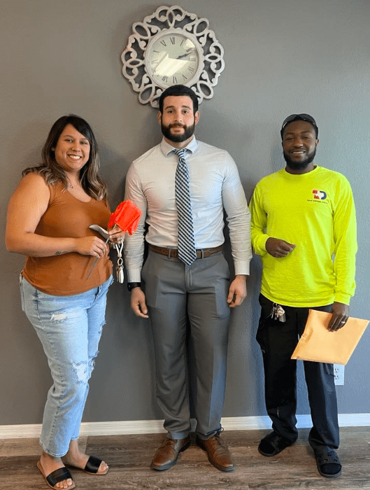 Customer closing photo