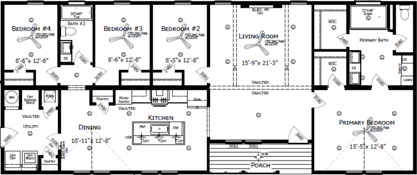 The Hideout floor plan layout