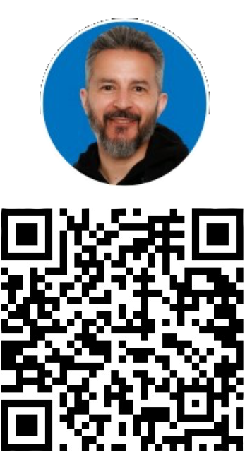 LinkedIn profile and QR code