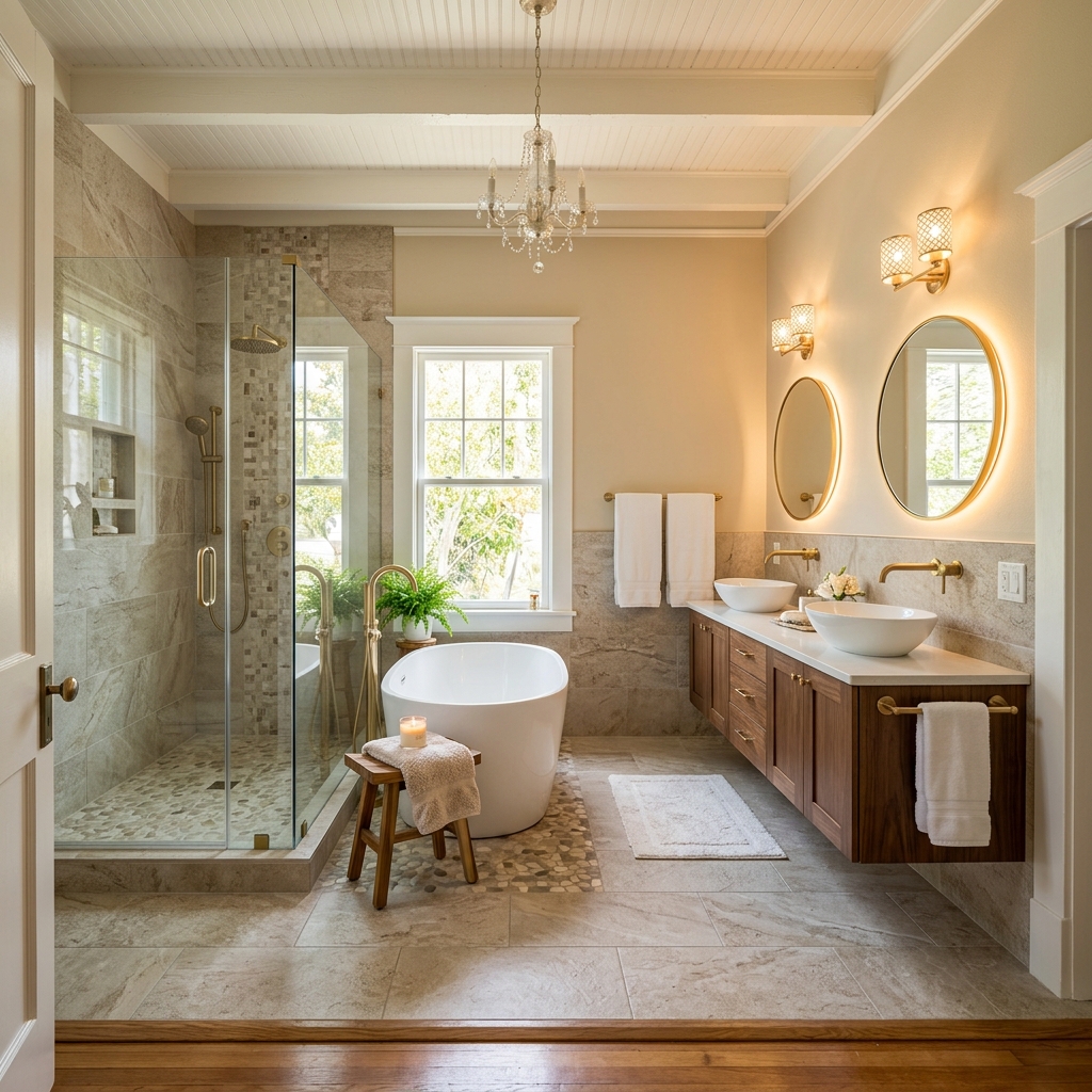 Spa-Inspired Bathrooms
