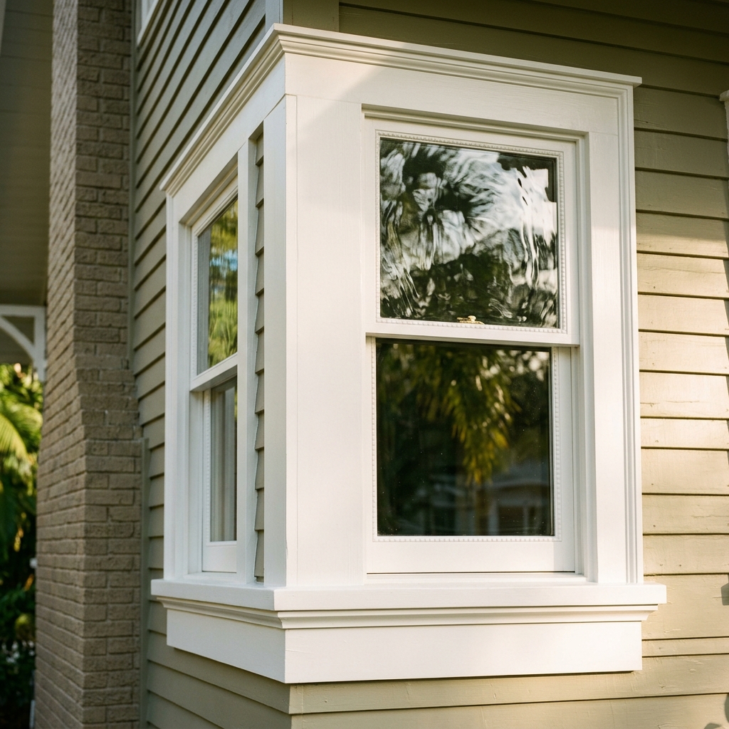 Period-correct craftsman window casing and trim