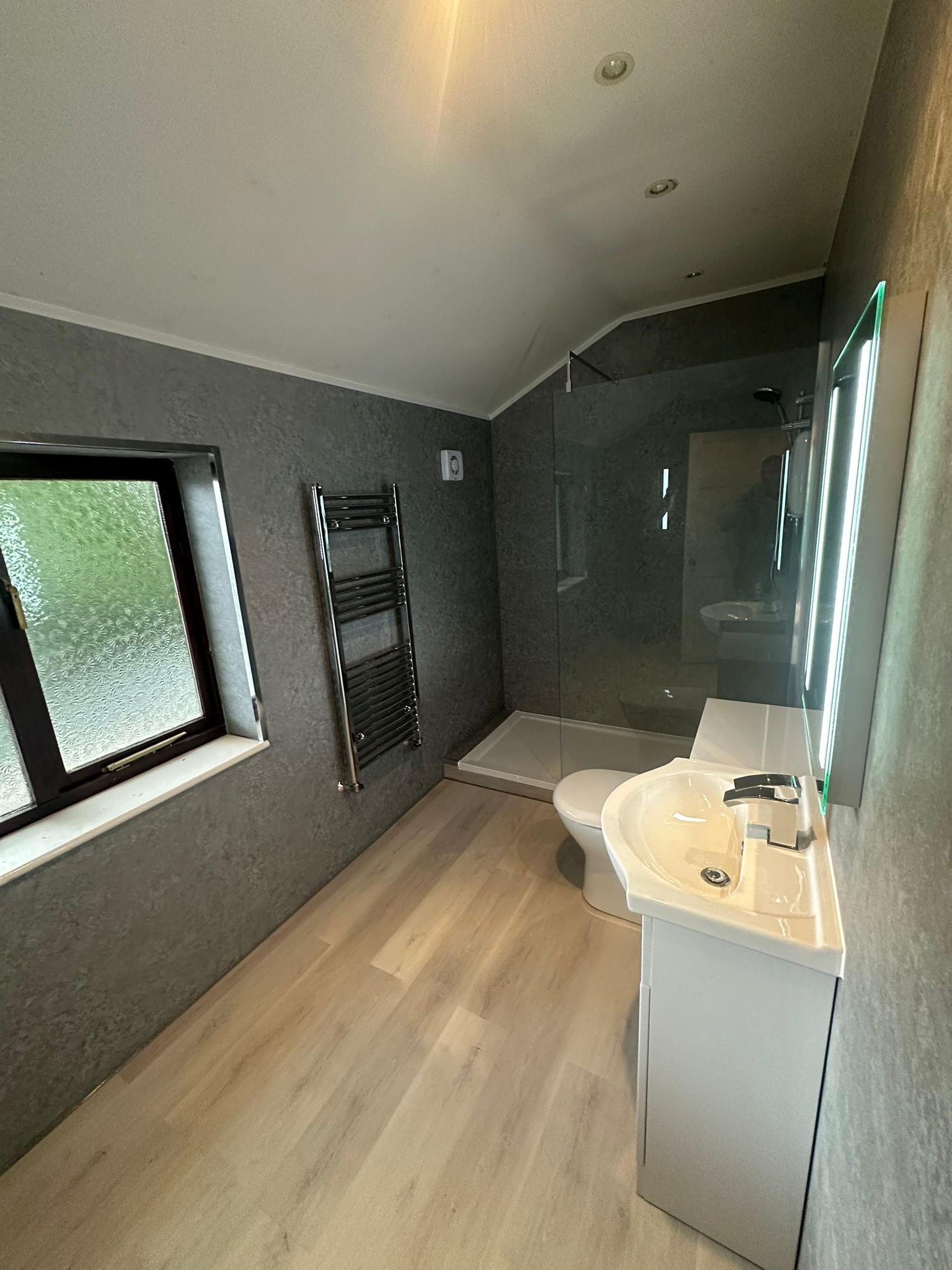 Completed bathroom installation by Southport Bathroom & Kitchens
