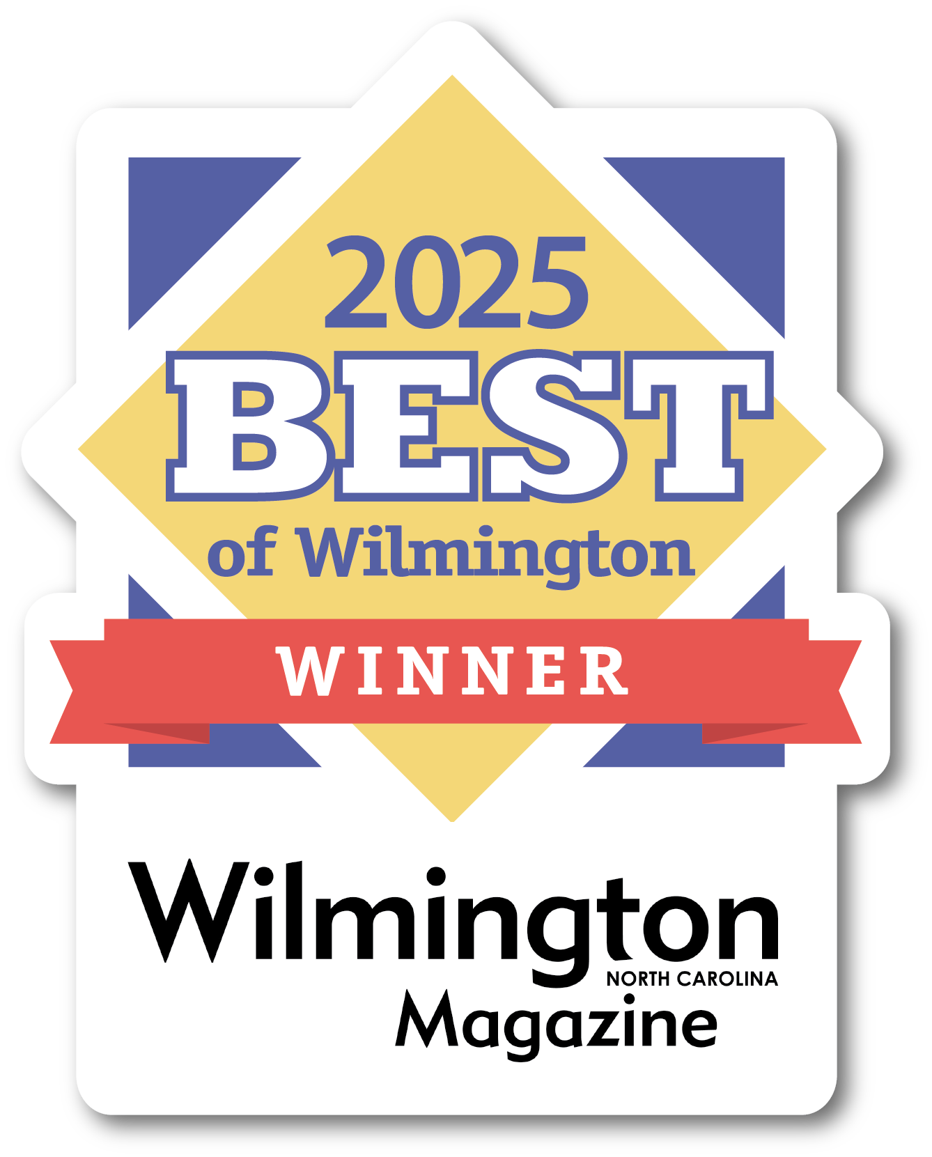 Best of Wilmington 2025 winner badge