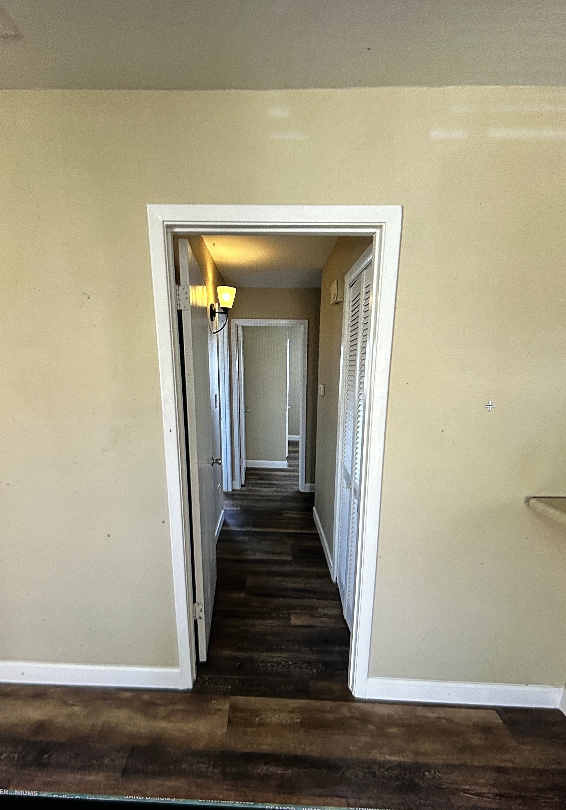 Hallway leading to the bedrooms