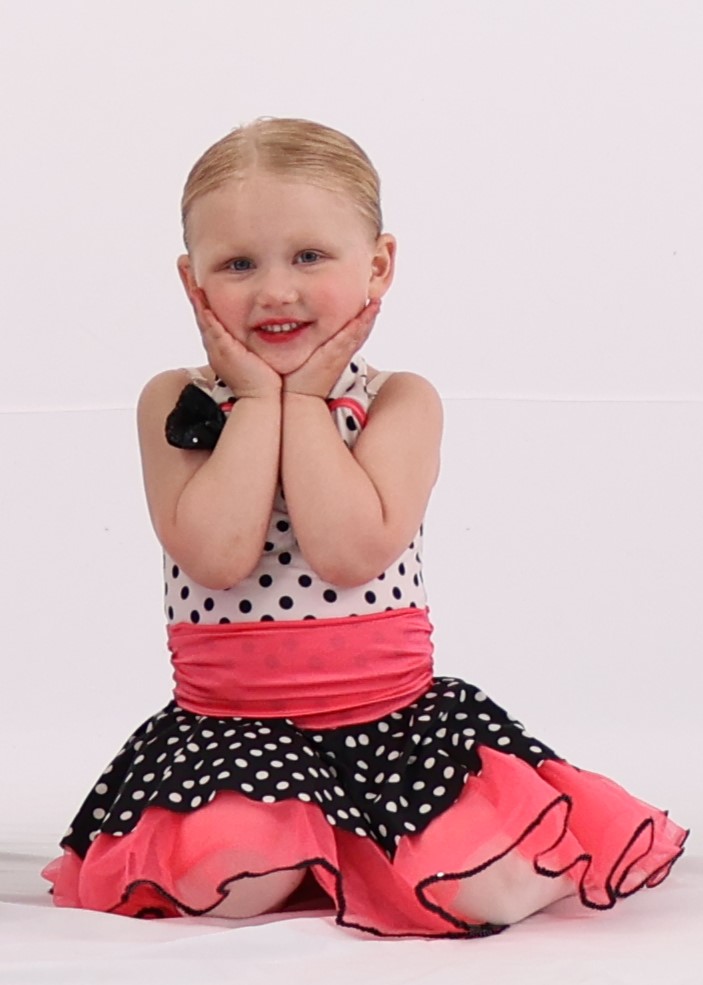 Dancer posing naturally for picture week at Revolution Dance Calgary