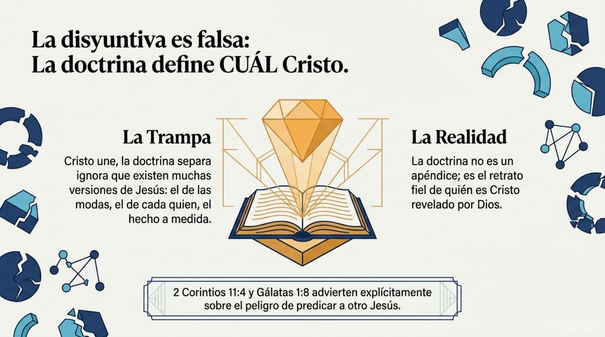 La doctrina define cuál Cristo