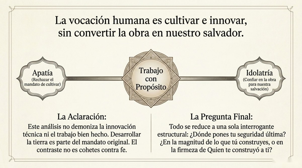 Cultivar sin idolatrar la obra