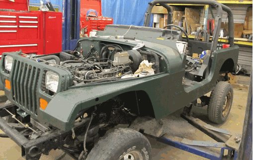 Custom Jeep build — frame up restoration