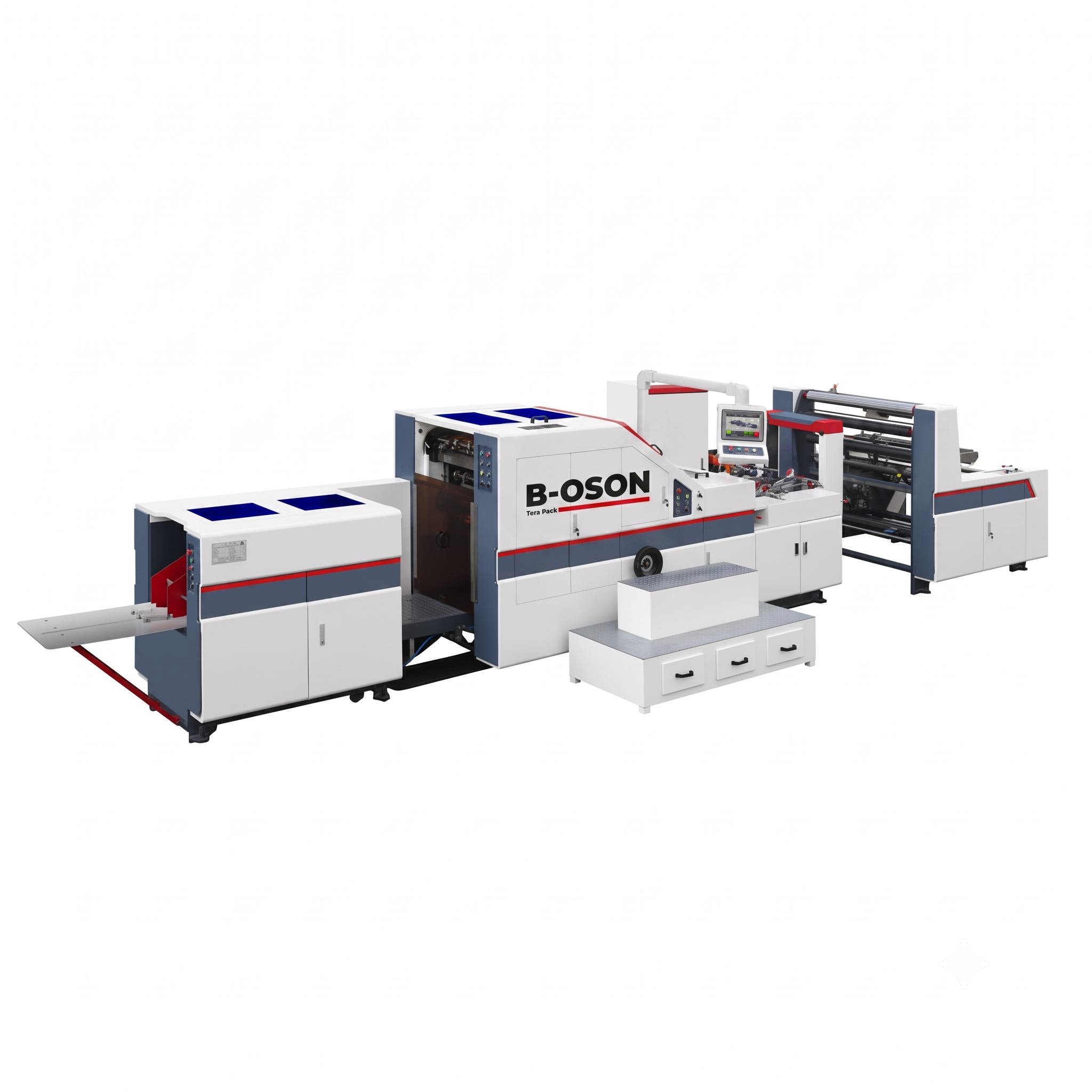 BSQ — Square-Bottom Bag (No Printing) — kraft paper bag machine