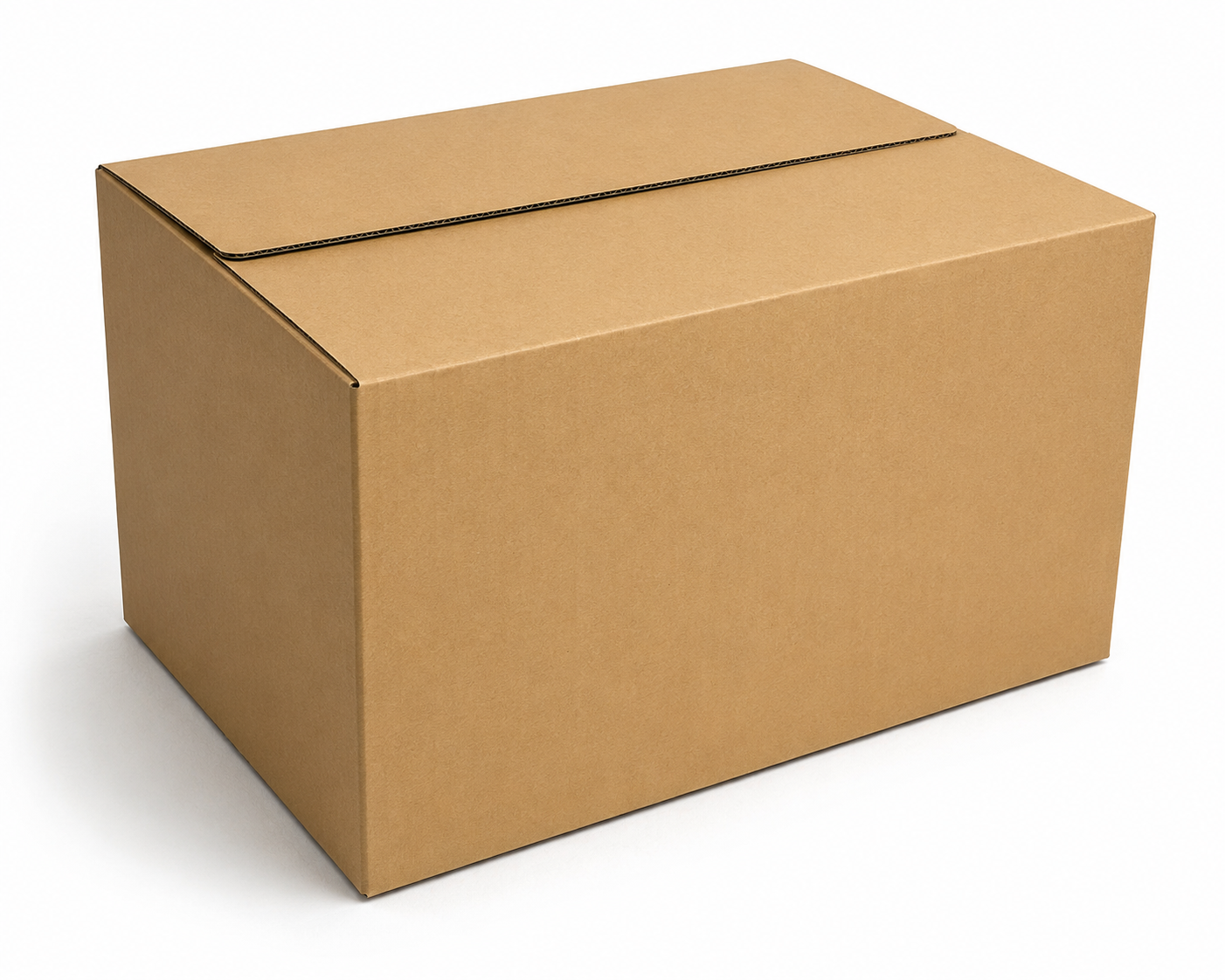 Full Overlap Container (FOL) — FEFCO 0203 — corrugated box with fully overlapping flaps for double-layer protection