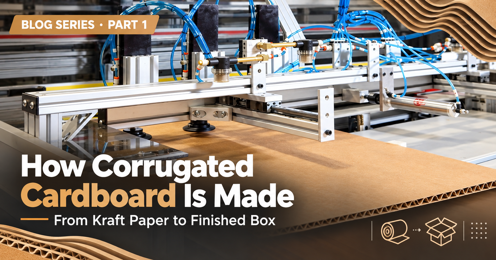 How Corrugated Cardboard Is Made: From Kraft Paper to Finished Box
