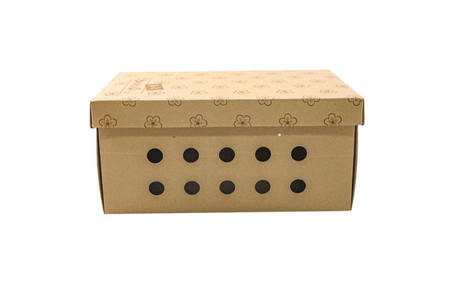 Stackable corrugated boxes for agricultural produce transport and cold-chain distribution