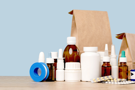 Discreet kraft paper bags for pharmacy and medical packaging