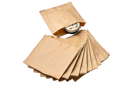 Kraft paper bags for pharmacy dispensing and health products