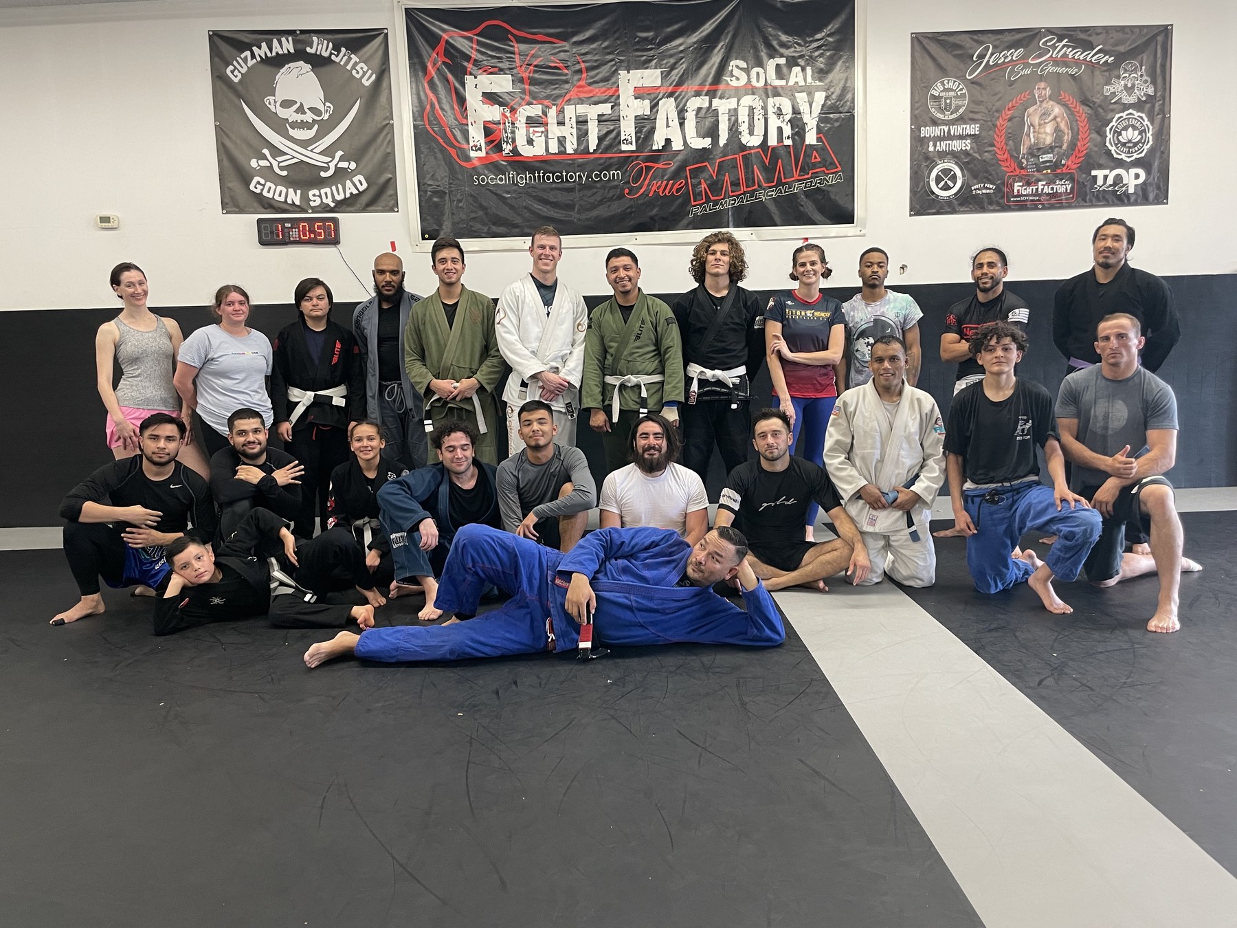 SoCal Fight Factory team on the mats