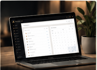 ArcTurn business workspace shown on a laptop