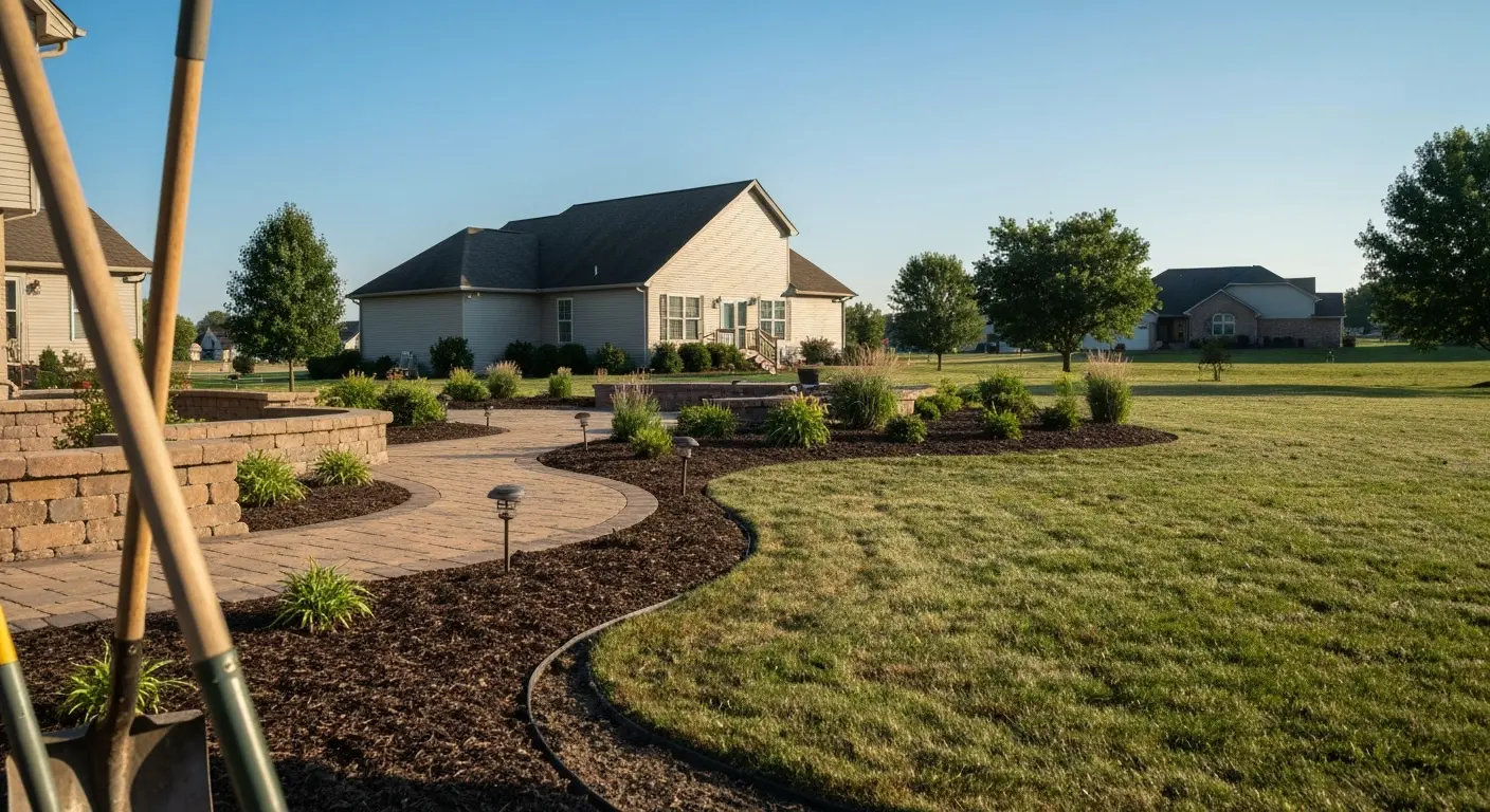 Full landscape installation completed