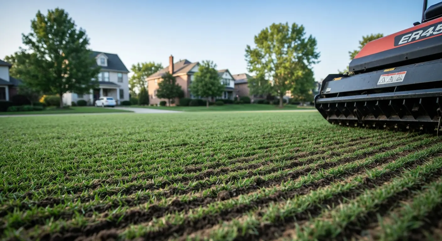 Aeration and overseeding project