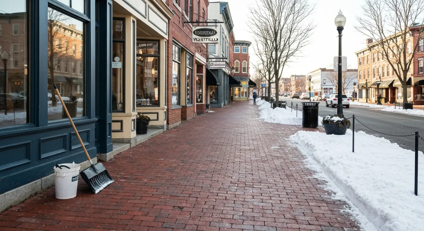 Sidewalk clearing service