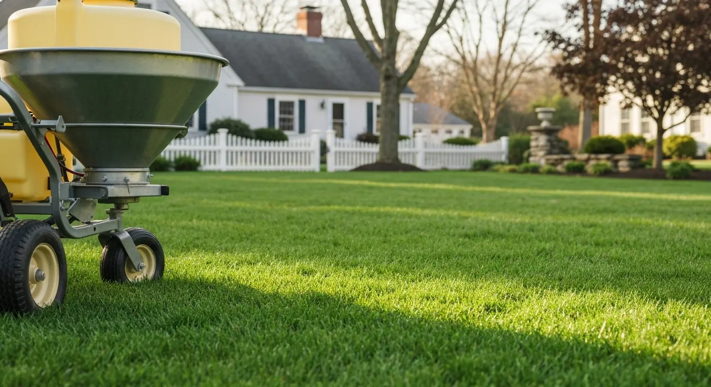 Lawn fertilization treatment
