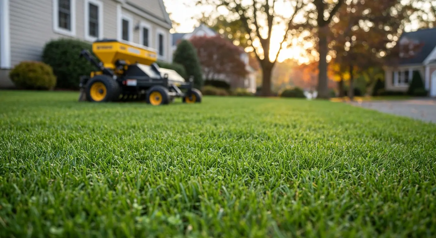 Aeration and overseeding service