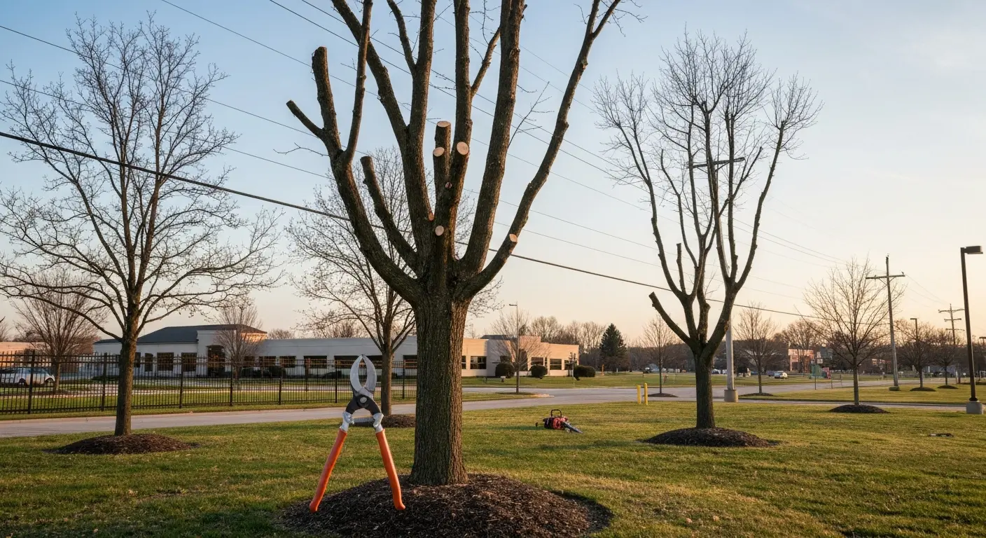 Professional tree pruning