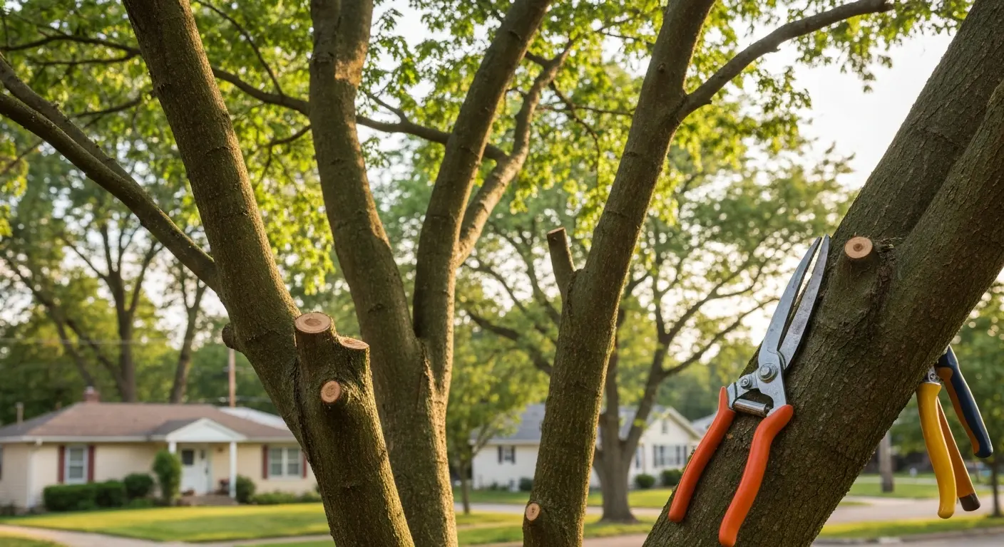 Professional tree pruning
